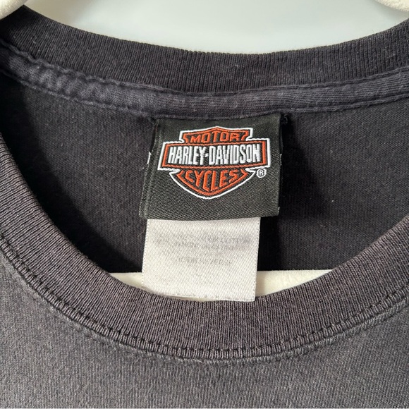 [L] Harley-Davidson Vintage Men’s Black Tank w/ Mann’s “Trust Me It’s Big” Logo - Picture 6 of 8